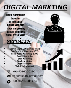 Digital Marketing Services Poster.