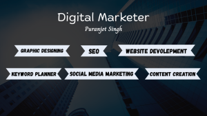 Digital marketing services banner.